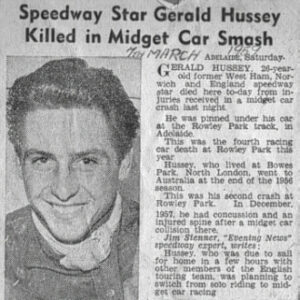 Gerald Hussey News Clip 07-03-1959