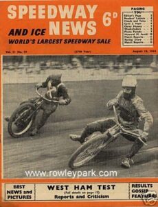 Speedway News and Ice August 1954